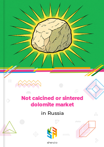 Not calcined or sintered dolomite market in Russia