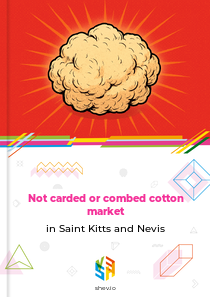 Not carded or combed cotton market in Saint Kitts and Nevis