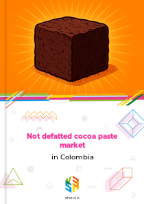 Not defatted cocoa paste market in Colombia