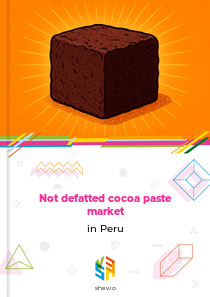 Not defatted cocoa paste market in Peru