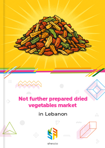 Not further prepared dried vegetables market in Lebanon