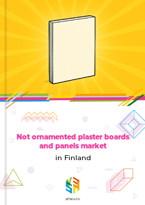 Not ornamented plaster boards and panels market in Finland