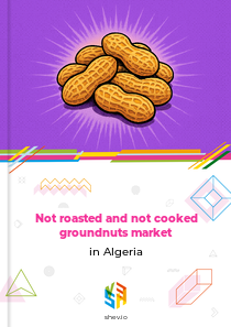 Not roasted and not cooked groundnuts market in Algeria