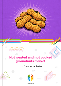 Not roasted and not cooked groundnuts market in Eastern Asia
