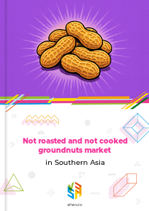 Not roasted and not cooked groundnuts market in Southern Asia