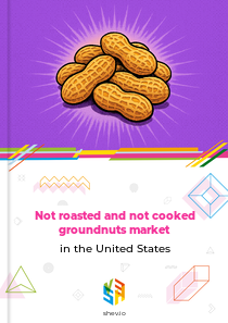 Not roasted and not cooked groundnuts market in the United States