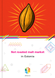 Not roasted malt market in Estonia