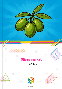 Olives market in Africa