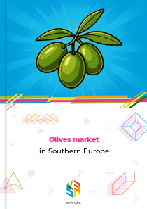 Olives market in Southern Europe