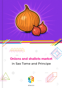 Onions and shallots market in Sao Tome and Principe