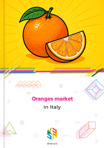 Oranges market in Italy