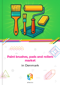Paint brushes, pads and rollers market in Denmark