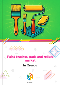 Paint brushes, pads and rollers market in Greece