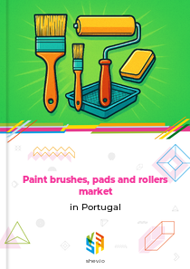 Paint brushes, pads and rollers market in Portugal