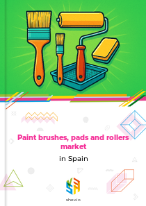 Paint brushes, pads and rollers market in Spain