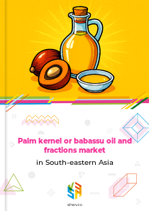 Palm kernel or babassu oil and fractions market in South-eastern Asia