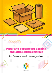 Paper and paperboard packing and office articles market in Bosnia and Herzegovina