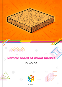 Particle board of wood market in China