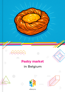 Pastry market in Belgium