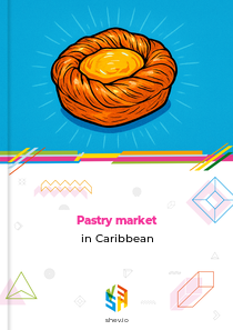 Pastry market in Caribbean