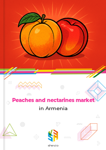 Peaches and nectarines market in Armenia