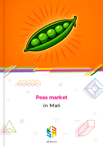 Peas market in Mali
