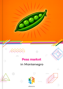 Peas market in Montenegro