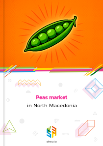 Peas market in North Macedonia