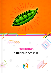 Peas market in Northern America