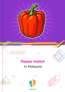 Pepper market in Malaysia