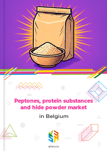 Peptones, protein substances and hide powder market in Belgium