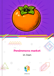 Persimmons market in Iran
