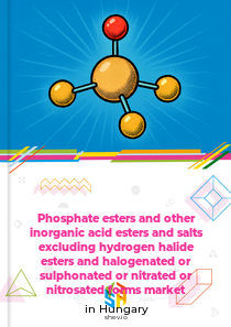 Phosphate esters and other inorganic acid esters and salts excluding hydrogen halide esters and halogenated or sulphonated or nitrated or nitrosated forms market in Hungary