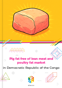 Pig fat free of lean meat and poultry fat market in Democratic Republic of the Congo