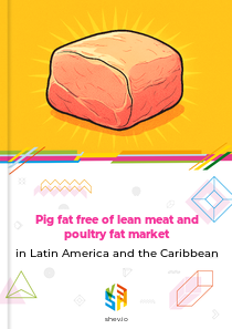 Pig fat free of lean meat and poultry fat market in Latin America and the Caribbean