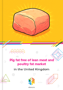 Pig fat free of lean meat and poultry fat market in the United Kingdom