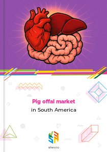 Pig offal market in South America