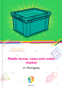 Plastic boxes, cases and crates market in Hungary