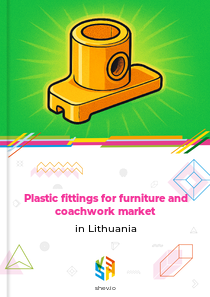 Plastic fittings for furniture and coachwork market in Lithuania