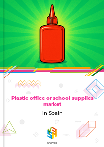 Plastic office or school supplies market in Spain