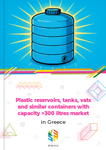Plastic reservoirs, tanks, vats and similar containers with capacity >300 litres market in Greece