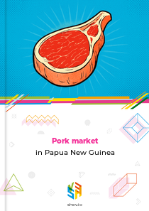 Pork market in Papua New Guinea
