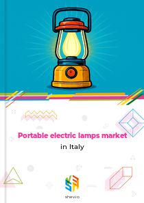 Portable electric lamps market in Italy