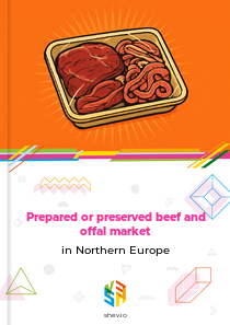 Prepared or preserved beef and offal market in Northern Europe