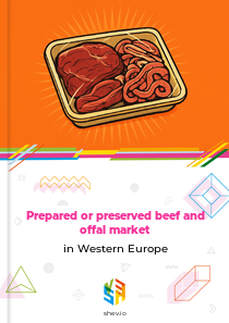 Prepared or preserved beef and offal market in Western Europe