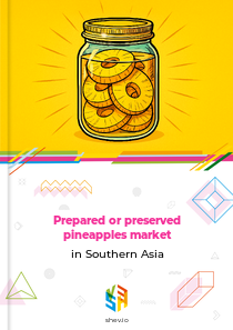 Prepared or preserved pineapples market in Southern Asia