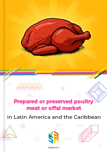 Prepared or preserved poultry meat or offal market in Latin America and the Caribbean