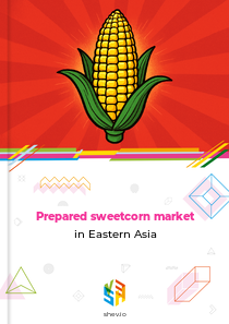 Prepared sweetcorn market in Eastern Asia