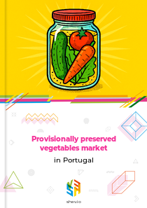 Provisionally preserved vegetables market in Portugal