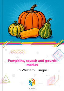 Pumpkins, squash and gourds market in Western Europe